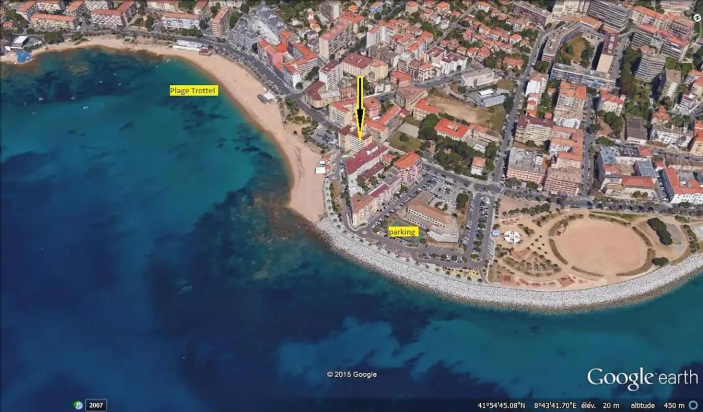 Apartmán Magnifique F3 Les Pieds Dans L'Eau. Ajaccio  Exteriér fotografie